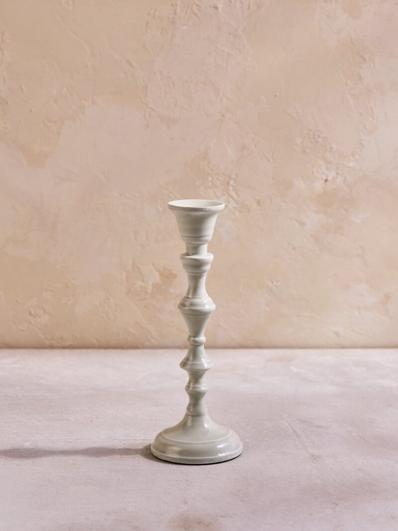 Nera Light Green Candle Holder, Small